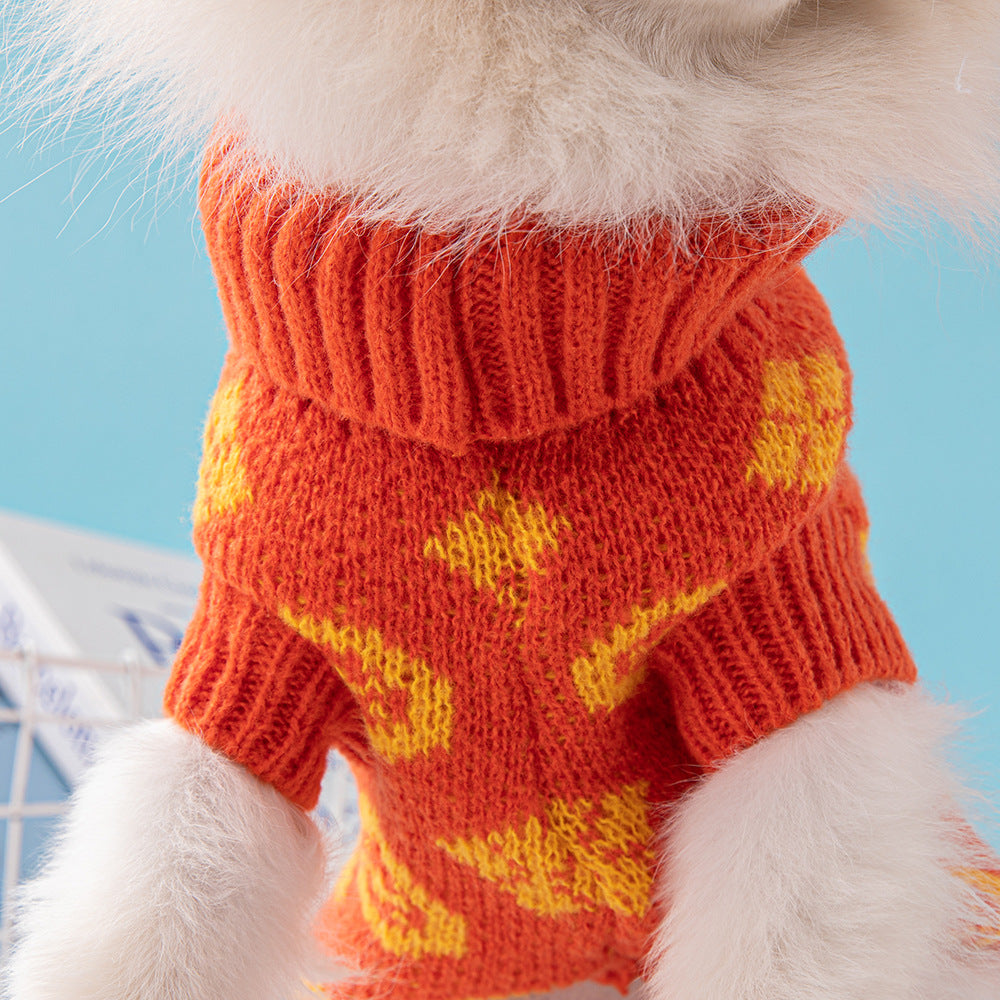 High-neck Dog Sweater