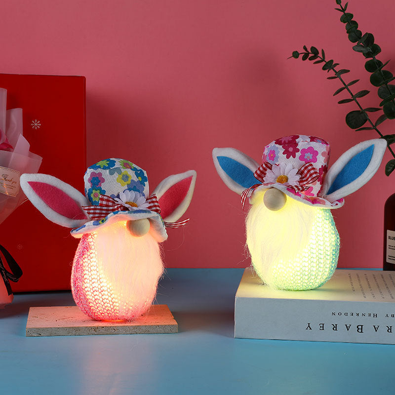 Easter Light Bunny Doll Decoration