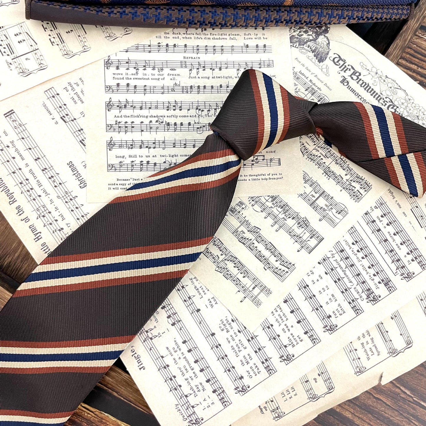 Retro Striped Tie