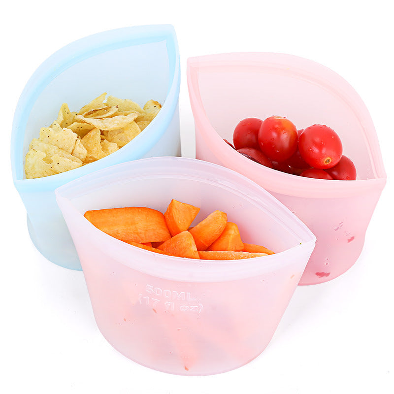 Silicone Food Storage Bag Set