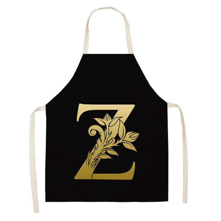 Letter Series Apron