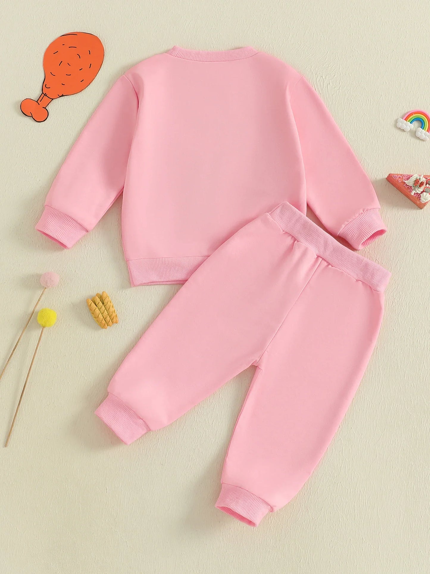 Conjunto de 2 piezas con cuello redondo