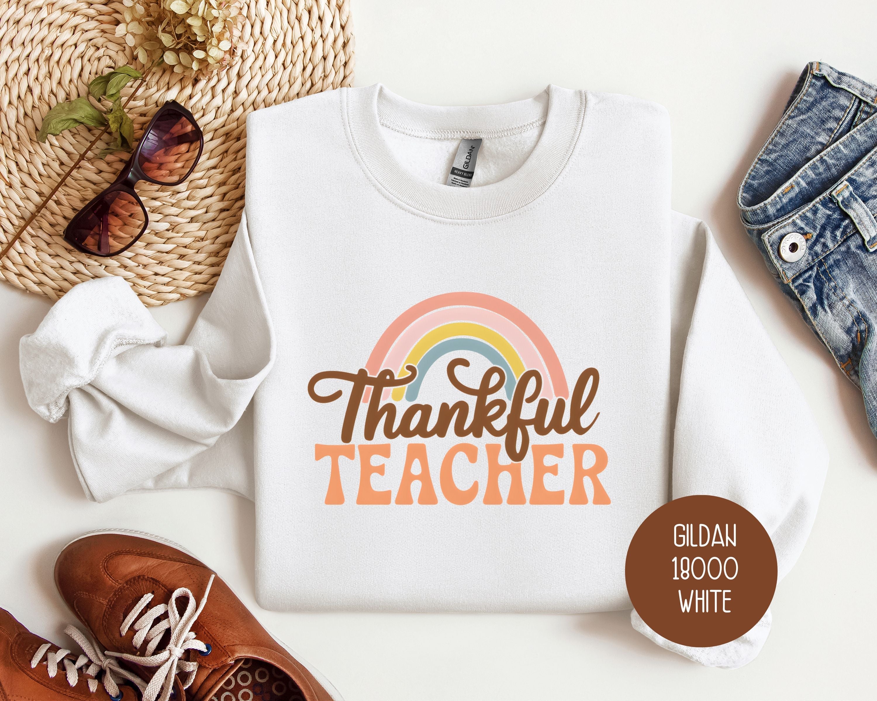 Thankful Teacher Sweatshirt