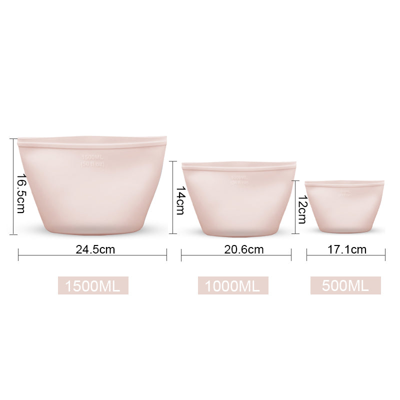 Silicone Food Storage Bag Set