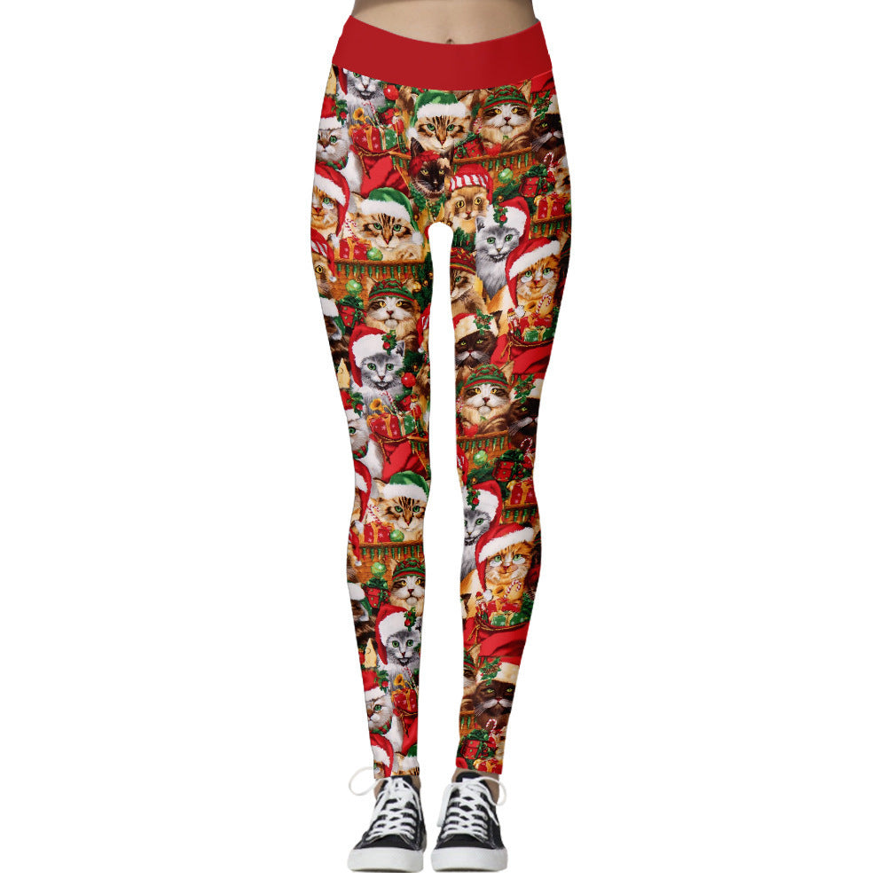 3D Digital Fitness Pants For Women