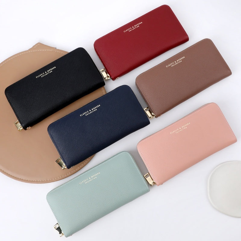 Portefeuille à fermeture éclair