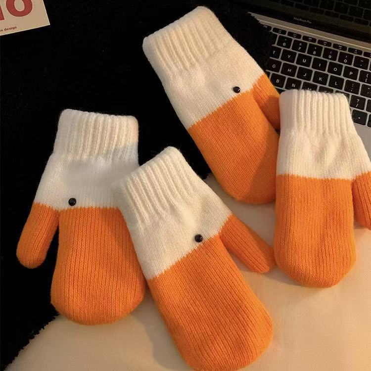 Gants cygnes amusants faits main