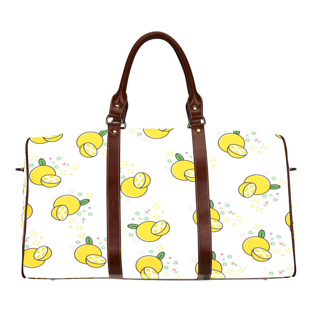 Lemon Design Travel Bag Brown (Small) (Model 1639)
