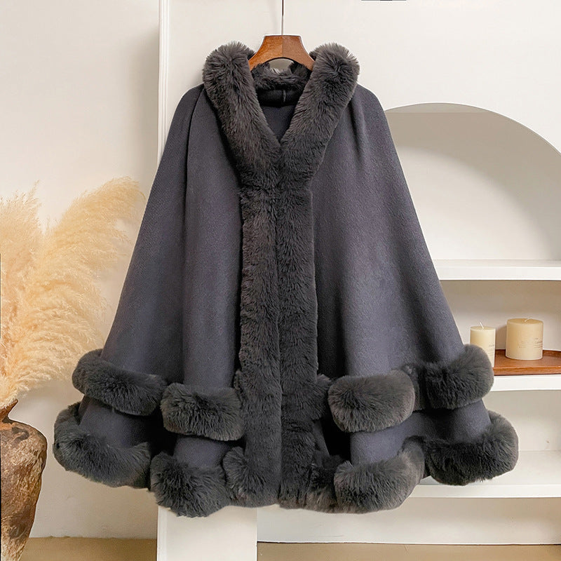 Cardigan Shawl Cape Coat